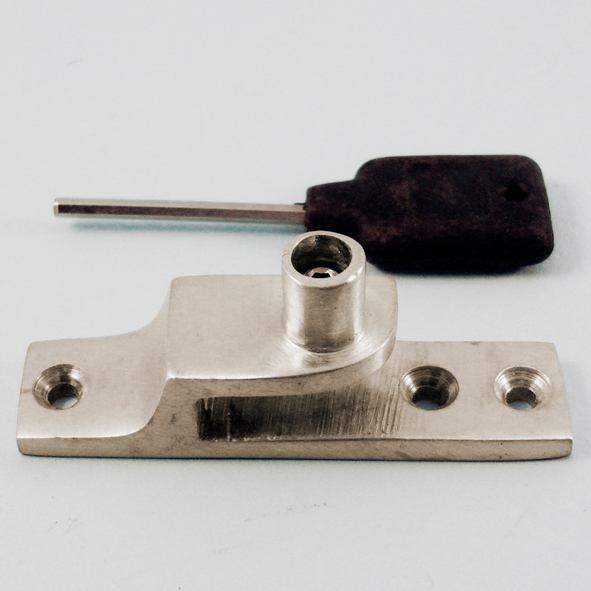 THD109N/SNP • Narrow • Satin Nickel • Locking Keeper For Narrow Straight Arm Sash Fasteners